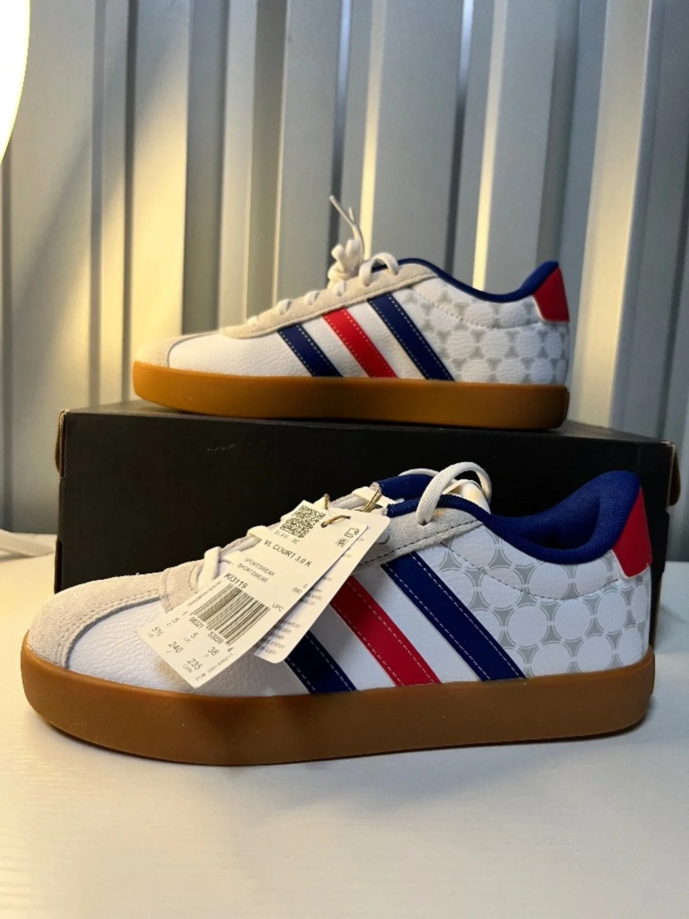 Adidas VL Court 3.0 Red White & Blue